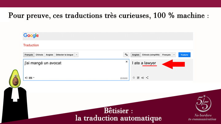 BÊTISIER MARS 2017 : LA TRADUCTION AUTOMATIQUE
