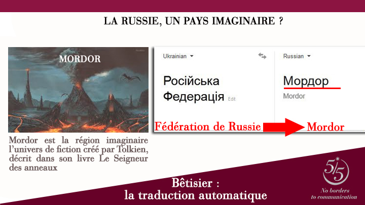 BÊTISIER MARS 2017 : LA TRADUCTION AUTOMATIQUE