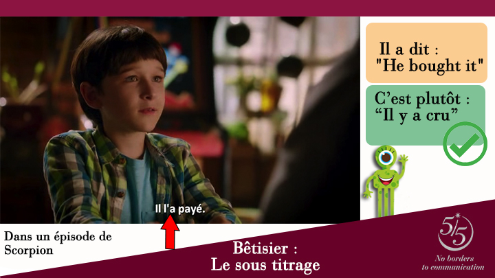 Bêtisier : le sous-titrage
