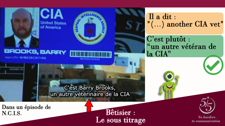 Bêtisier : le sous-titrage